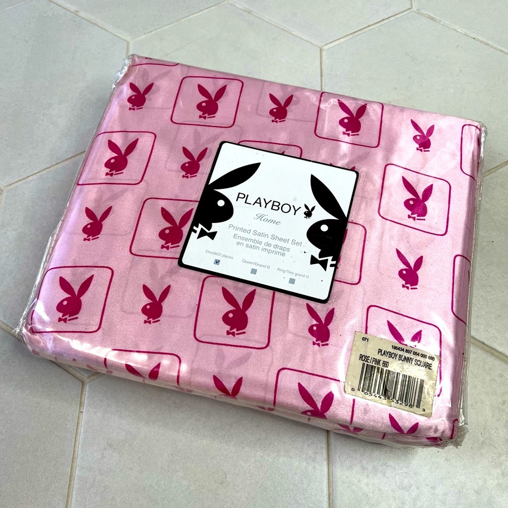 Playboy satin sheet set